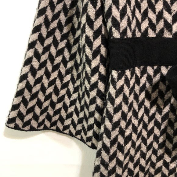 Heather B sweater jacket/ cardigan EUC black & Gray sz S - Picture 3 of 11